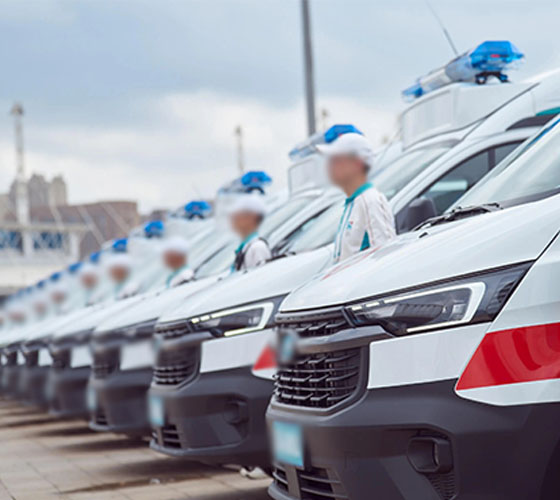 芒市服务车队展示